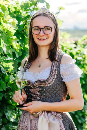 Wickerer Weinprinzessin Magdalena Anthes