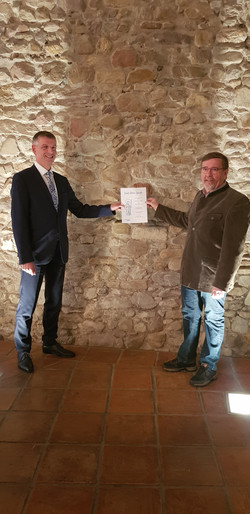 Übergabe der St. Urban Spende an den Rheingau-Taunus-Kreis